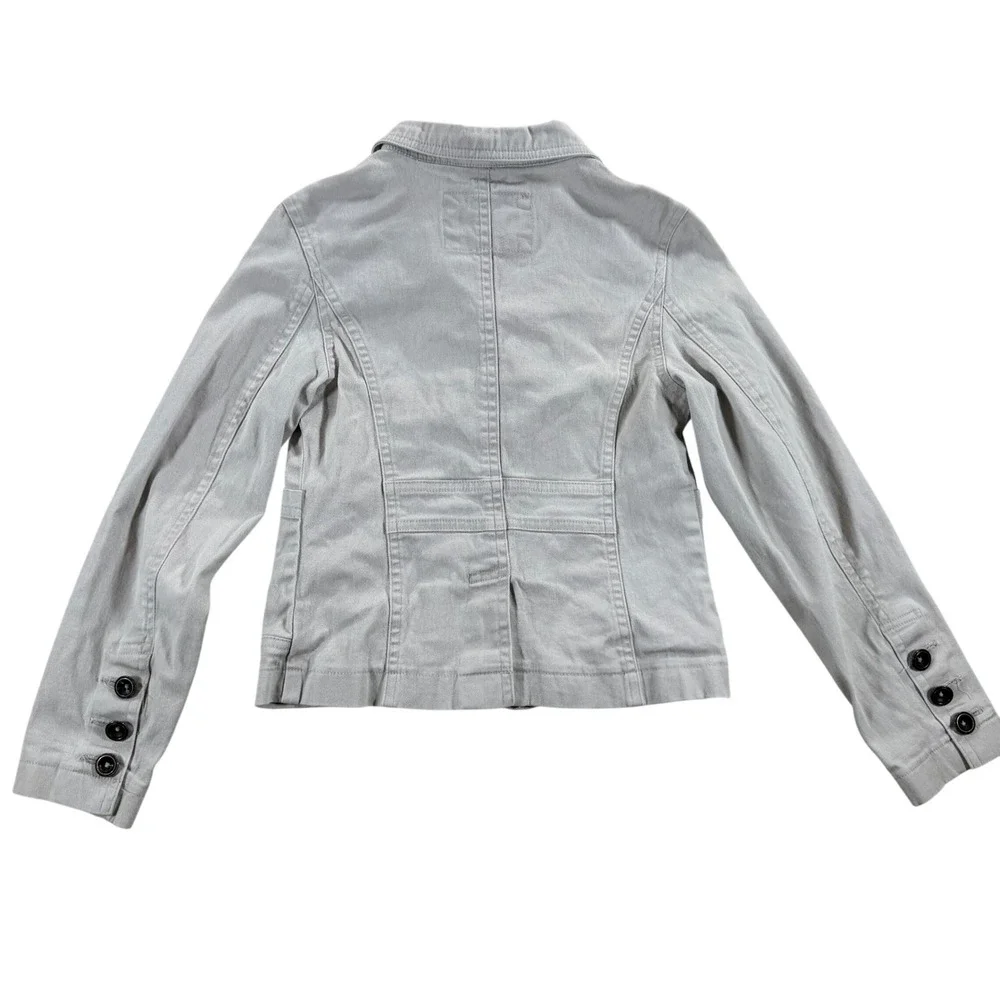 Duck Head Jeans Co Kids Tan Cotton‎ Twill 3-Button Blazer Jacket Size S 7